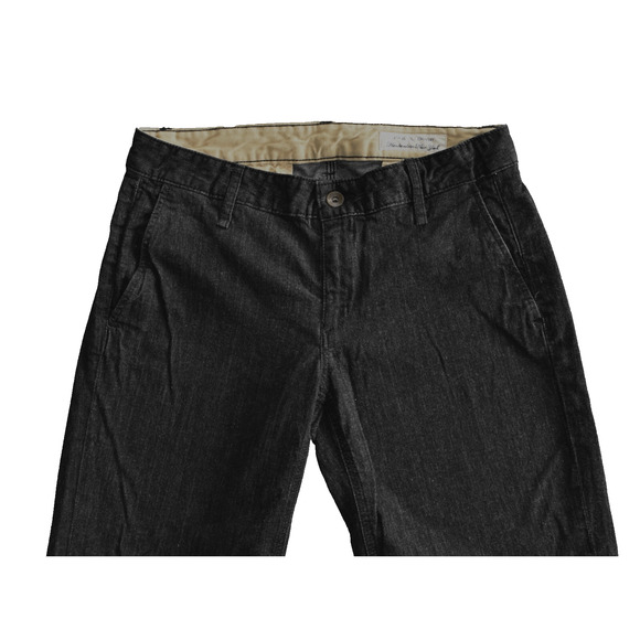 B0 Auth RAG & BONE Handmade In NY Charcoal Stretch Cotton Flare Pants Size 28 - Picture 2 of 5